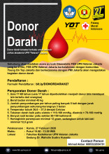 Donor Darah Terbuka Dalam Rangka Dies Natalis FEB UPN Veteran Jakarta ke 27
