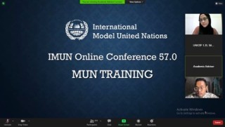 Mahasiswi Prodi Kesehatan Masyarakat Menjadi Peraih Penghargaan Verbal Commendation  dalam Ajang International Model United Nation Online Conference 57.0