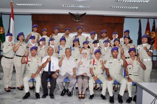 PELANTIKAN DAN SERAH TERIMA JABATAN KOMANDAN SATUAN RESIMEN MAHASISWA UPNV JAKARTA