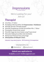 Impressions Beauty Clinic Urgently Need Doctor and Therapist