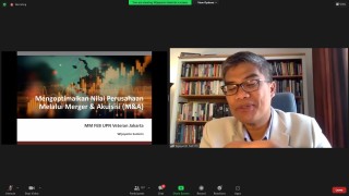 Magister Manajemen Gelar Webinar Executives series ke – 9 dengan Narasumber Komisaris Independen PT. Indosat Tbk.