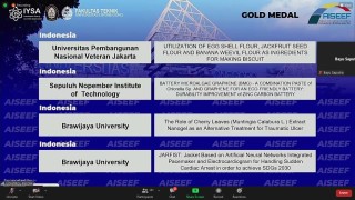 Tingkatkan Prestasi Internasional, Mahasiswa UPNVJ Raih Gold Medal pada AISEEF 2022