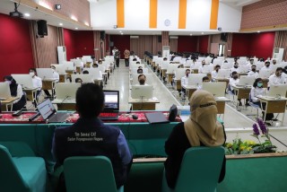 Pelaksanaan Hari Pertama SKD CPNS 2021 di UPNVJ Berjalan Sesuai Prosedur