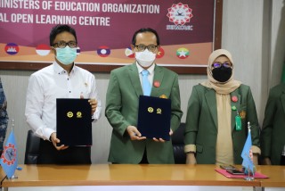 FIKES UPNVJ Lakukan Penandatanganan Kerjasama dengan SEAMEO SEAMOLEC