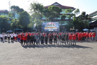 Rektor UPNVJ Lepas Kontingen PORSIMNAS WIMAYA
