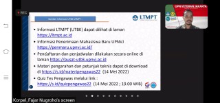 Siap Lancarkan UTBK – SBMPTN 2022, UPNVJ Gelar Rapat Pengarahan Khusus