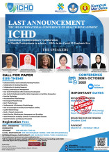 THE 3RD INTERNATIONAL CONFERENCE ON HEALTH DEVELOPMENT (ICHD)