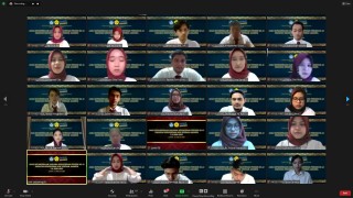 FK UPNVJ Gelar Janji Kepaniteraan Sarjana Kedokteran Periode ke 61 Secara Daring