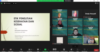 KEPK UPNVJ Gelar Webinar dengan Pembahasan Etika Penelitian Menggunakan Subjek Manusia Pada Multidisiplin Ilmu