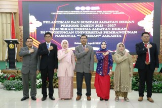 Rektor UPNVJ Lantik Dekan Fakultas Periode 2023-2027 Secara Serentak