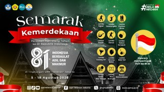 UPNVJ Gelar 11 Perlombaan, Upacara, dan Bazar untuk Peringati HUT Ke-81 RI