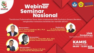 Dukung Transformasi Profesionalisme Dosen dalam Implementasi Kampus Merdeka, UPNVJ Gelar Webinar Seminar Nasional