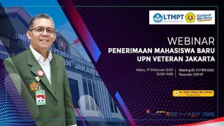 Bahas Tuntas Jalur Masuk UPN Veteran Jakarta 2021 Bersama Dr. Anter Venus, MA., Comm,