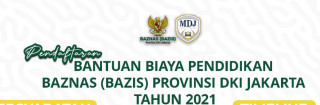 BAZNAZ Buka Bantuan Biaya Pendidikan (BAZIS) Provinsi DKI Jakarta Tahun 2021