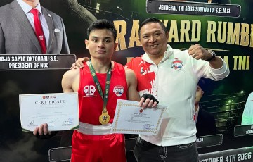 Tunjukkan Mental Juara di Atas Ring, Yohanes Selo Malau Persembahkan Emas untuk UPNVJ