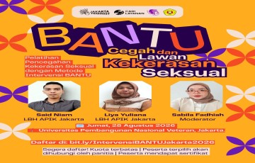 UPNVJ, LBH APIK Jakarta, dan Jakarta Feminist Gelar Pelatihan Intervensi BANTU Cegah Kekerasan Seksual