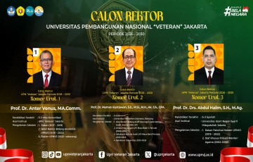 Pilrek UPNVJ Memasuki Babak Final: Tiga Calon Rektor Resmi Kantongi Nomor Urut