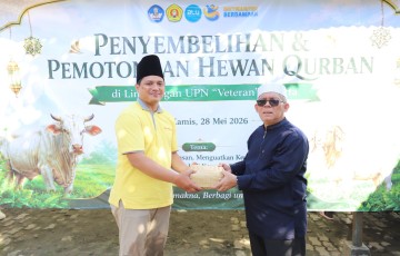 Kurban Iduladha 1447 H di UPNVJ Terselenggara Tertib, DKM Dorong Inovasi Tabungan Kurban