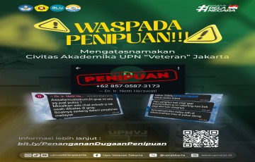 UPNVJ Perkuat Penanganan Dugaan Penipuan WhatsApp yang Catut Identitas