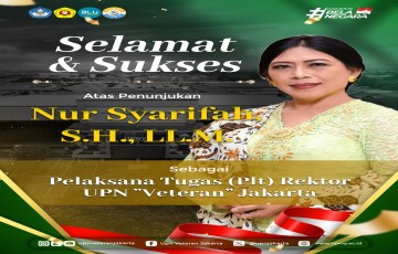 Kemdiktisaintek Tunjuk Nur Syarifah sebagai Plt. Rektor UPNVJ