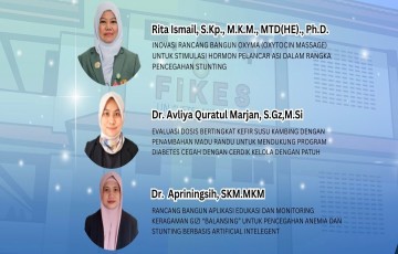 UPNVJ Perkuat Riset Kesehatan: Dosen FIKES Kembangkan Inovasi Pencegahan Stunting dan Diabetes