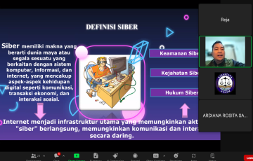 Dosen FISIP UPNVJ Bahas Anomali Politik Hukum Siber di Webinar Nasional Nusantara Hukum